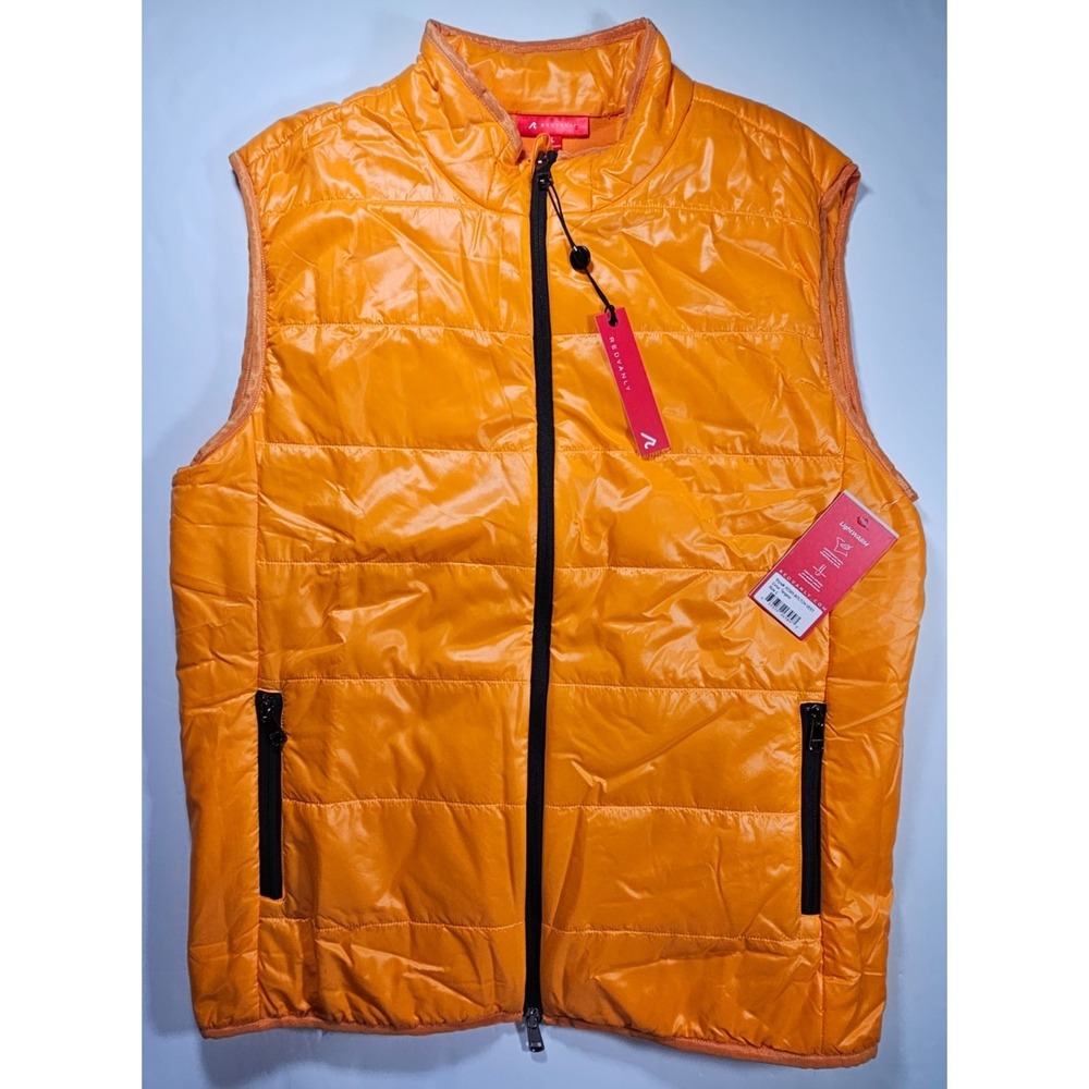 Redvanly Bolten Lightweight Quilted Color Tangelo Vest Large‎ - NWT